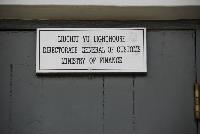 The nameplate At LiuChiuYu Lighthouse