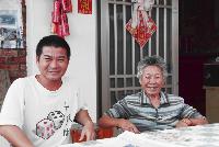 Mr. Tsai, Owner of CoCo Villa and his mother