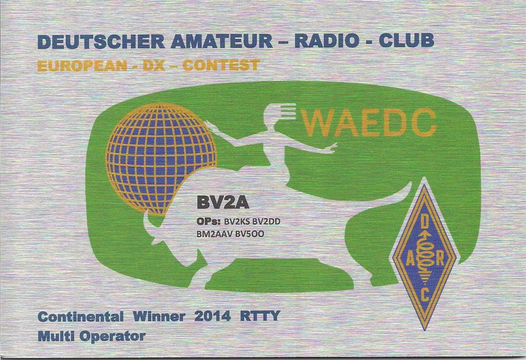 WAEDC RTTY Contest, Continental Winner