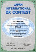 2018 - JIDX SSB Contest, Asia #1, Taiwan #1